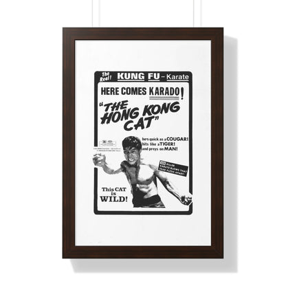 THE HONG KONG CAT 1973 - Framed Movie Poster-16″ x 24″-The Sticker Space