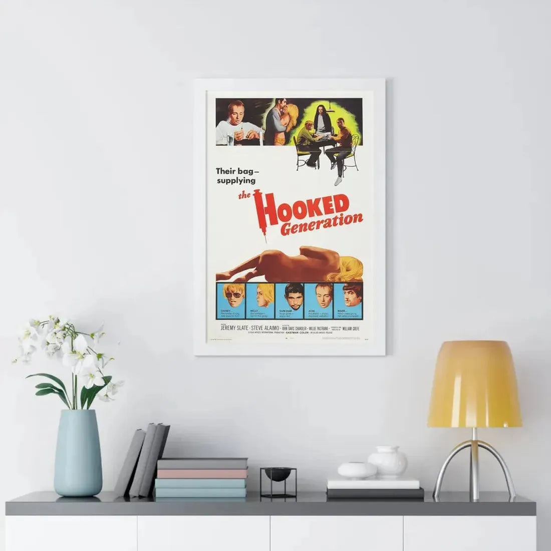 THE HOOKED GENERATION 1968 - Framed Movie Poster - The Sticker Space
