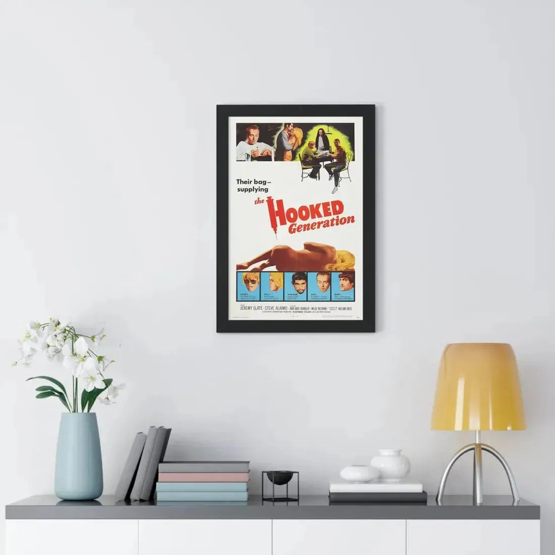 THE HOOKED GENERATION 1968 - Framed Movie Poster - The Sticker Space