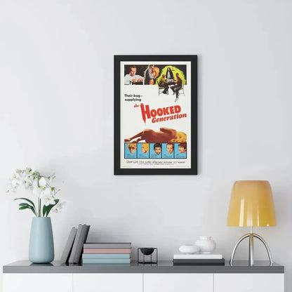 THE HOOKED GENERATION 1968 - Framed Movie Poster - The Sticker Space