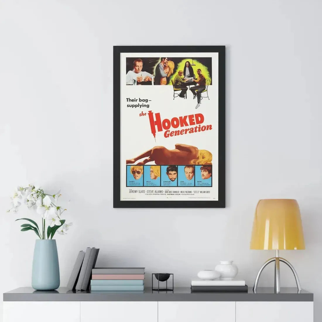 THE HOOKED GENERATION 1968 - Framed Movie Poster - The Sticker Space