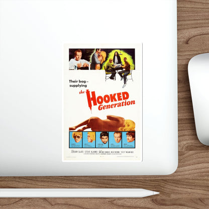 THE HOOKED GENERATION 1968 Movie Poster STICKER Vinyl Die-Cut Decal-The Sticker Space