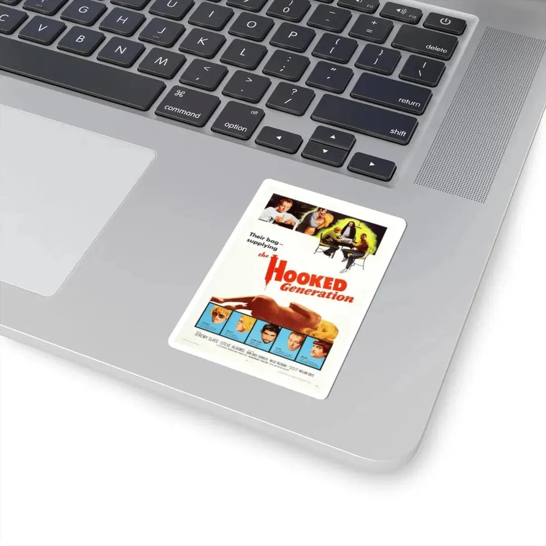 THE HOOKED GENERATION 1968 Movie Poster - STICKER Vinyl Kiss-Cut Decal - The Sticker Space