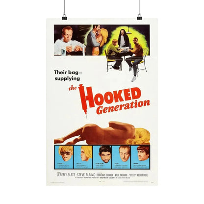 THE HOOKED GENERATION 1968 - Paper Movie Poster 16″ x 24″ Matte - The Sticker Space