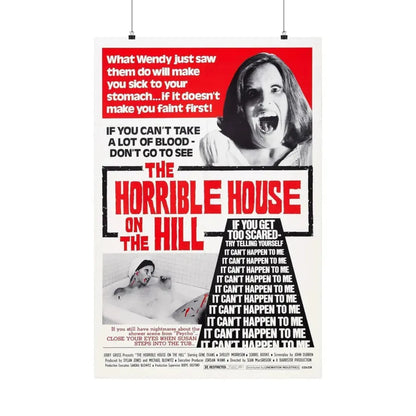 THE HORRIBLE HOUSE ON THE HILL (DEVIL TIMES FIVE) 1976 - Paper Movie Poster 24″ x 36″ Matte - The Sticker Space