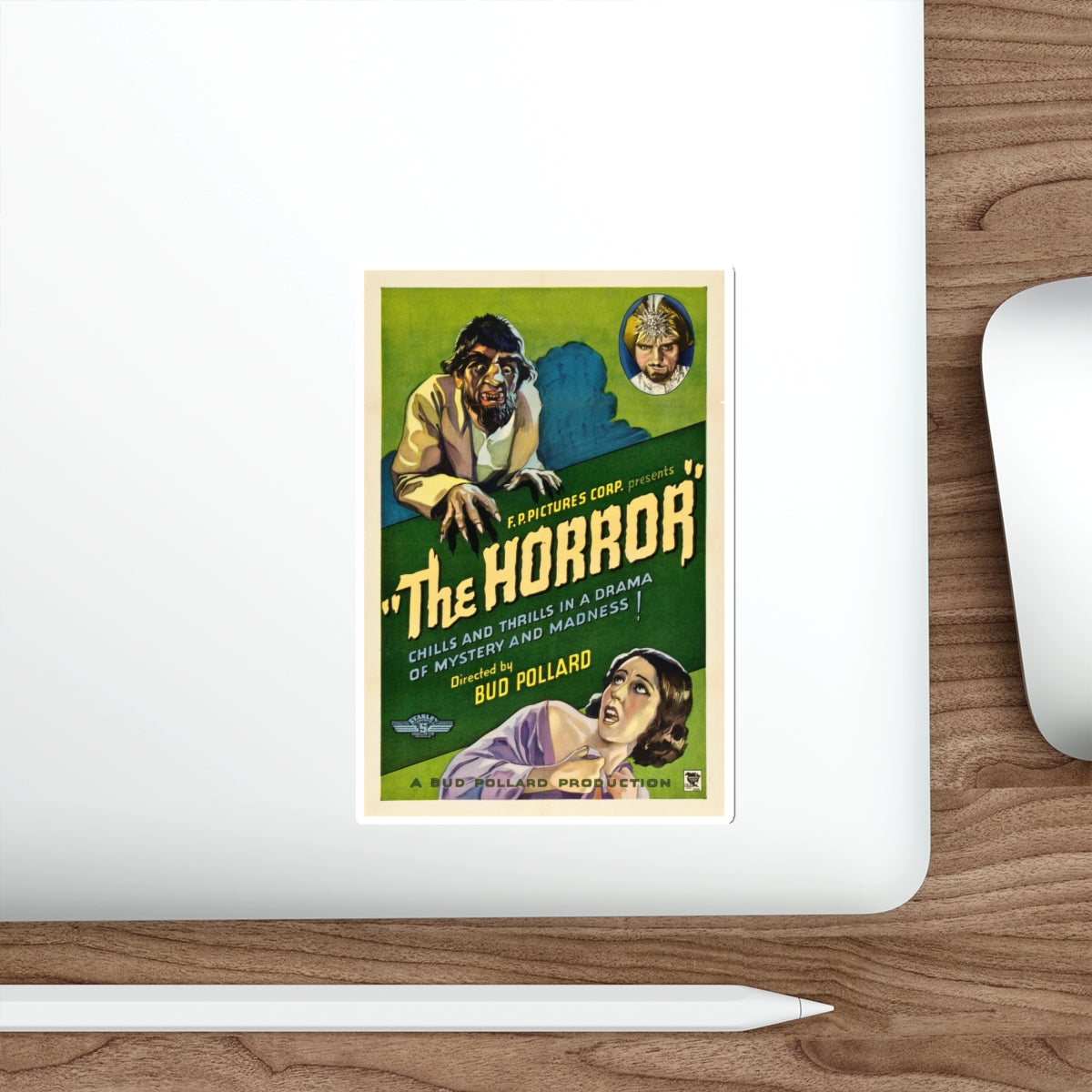 THE HORROR 1932 Movie Poster STICKER Vinyl Die-Cut Decal-The Sticker Space