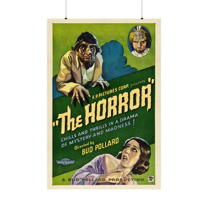 THE HORROR 1932 - Paper Movie Poster 36" x 54" Matte - The Sticker Space