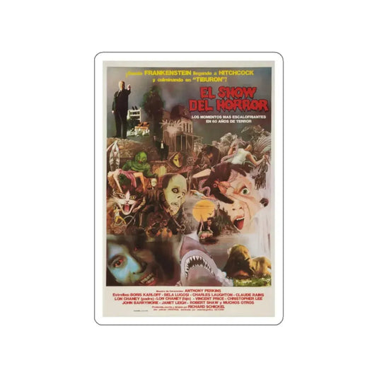 THE HORROR SHOW 1979 Movie Poster STICKER Vinyl Die-Cut Decal 2 Inch - The Sticker Space