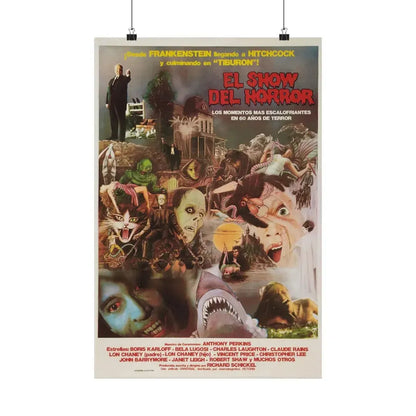 THE HORROR SHOW 1979 - Paper Movie Poster 16″ x 24″ Matte - The Sticker Space