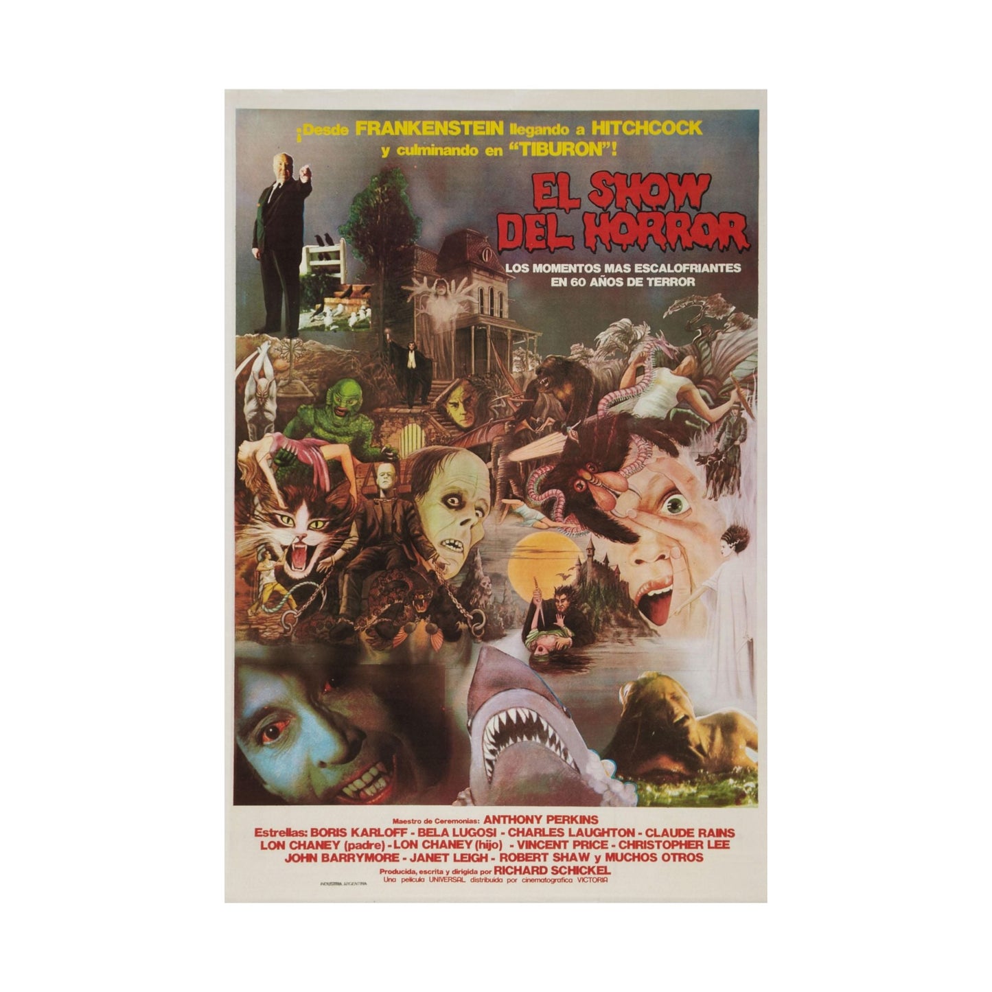 THE HORROR SHOW 1979 - Paper Movie Poster-The Sticker Space