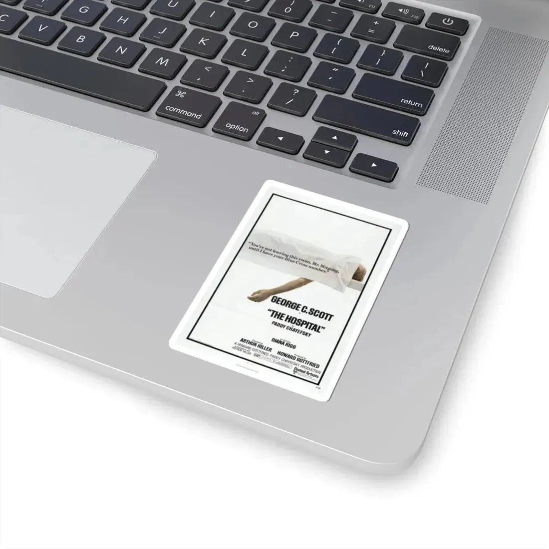 The Hospital 1971 Movie Poster - STICKER Vinyl Kiss-Cut Decal - The Sticker Space