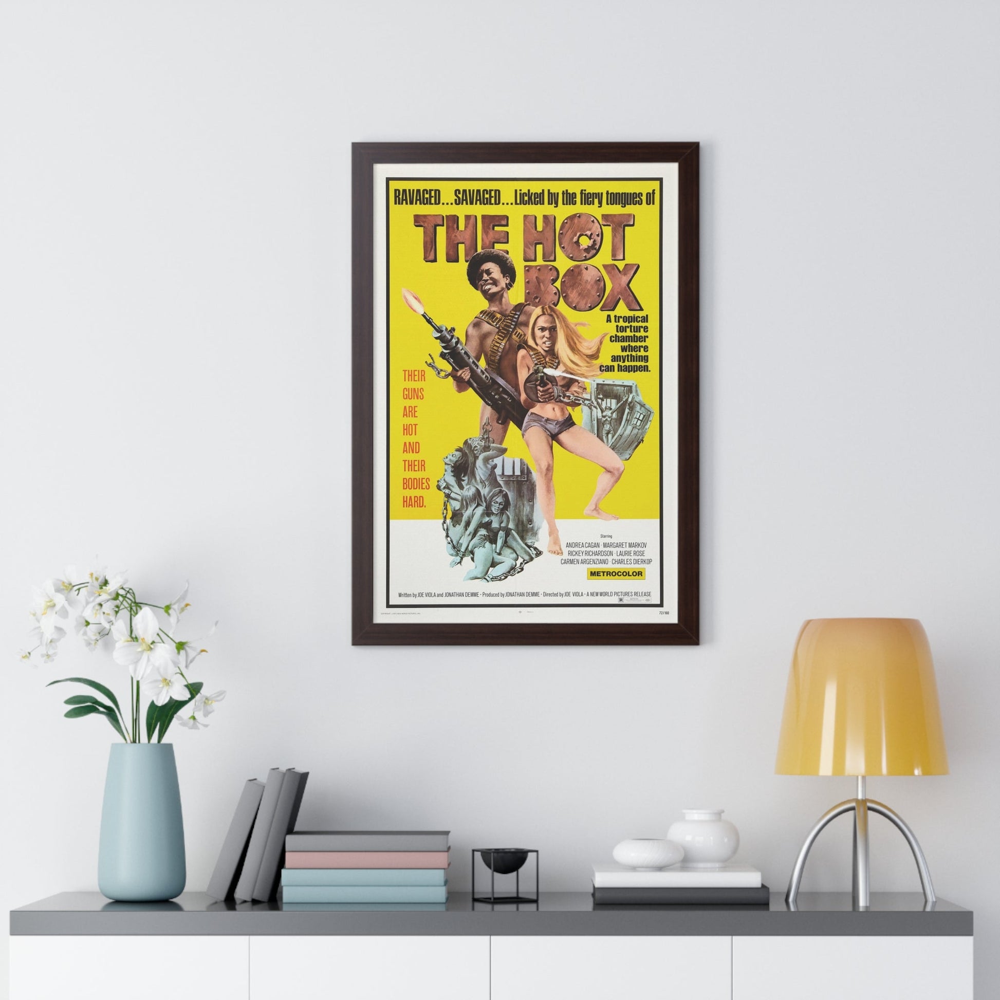 THE HOT BOX 1972 - Framed Movie Poster-The Sticker Space