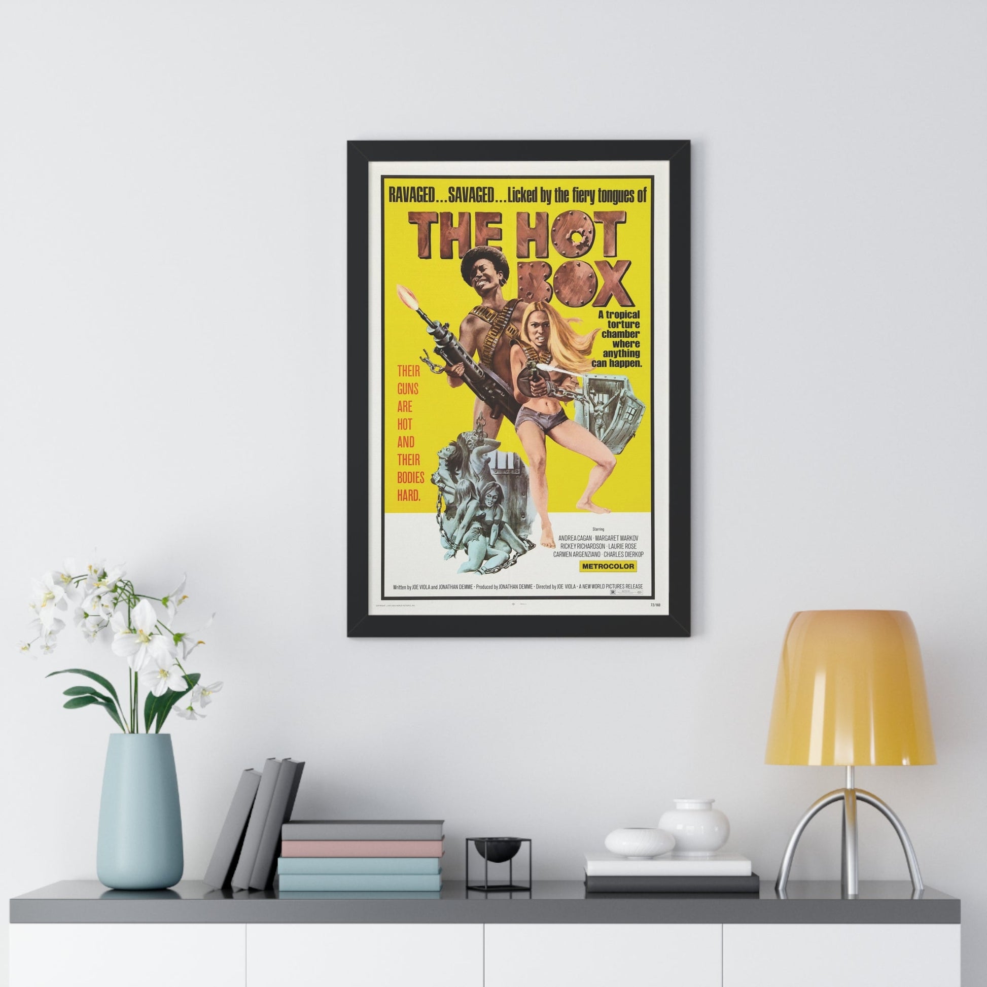 THE HOT BOX 1972 - Framed Movie Poster-The Sticker Space