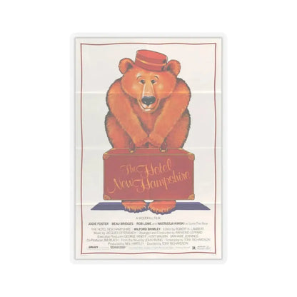 The Hotel New Hampshire 1984 Movie Poster - STICKER Vinyl Kiss-Cut Decal 6 Inch Transparent - The Sticker Space