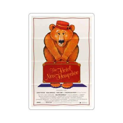 The Hotel New Hampshire 1984 Movie Poster - STICKER Vinyl Kiss-Cut Decal 6 Inch White - The Sticker Space