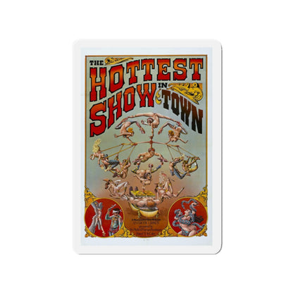 THE HOTTEST SHOW IN TOWN 1974 Movie Poster - Refrigerator Magnet-2" x 2"-The Sticker Space