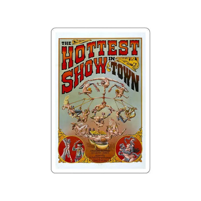 THE HOTTEST SHOW IN TOWN 1974 Movie Poster STICKER Vinyl Die-Cut Decal 4 Inch - The Sticker Space