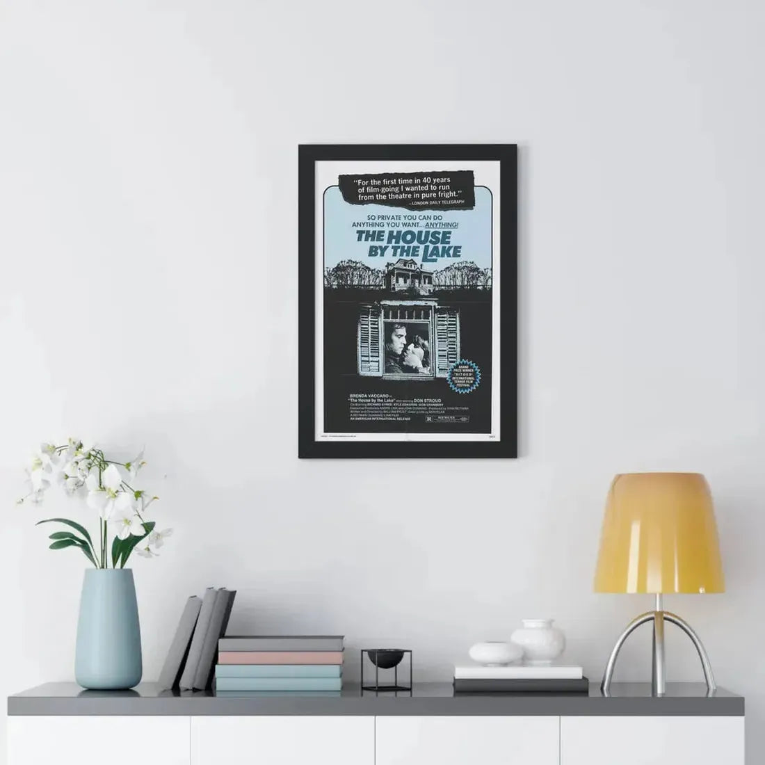THE HOUSE BY THE LAKE 1976 - Framed Movie Poster - The Sticker Space