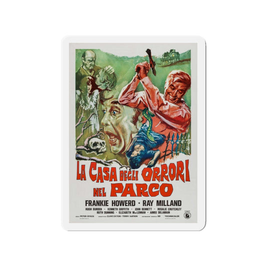 THE HOUSE IN NIGHTMARE PARK (ITALIAN) 1973 Movie Poster - Refrigerator Magnet-2" x 2"-The Sticker Space