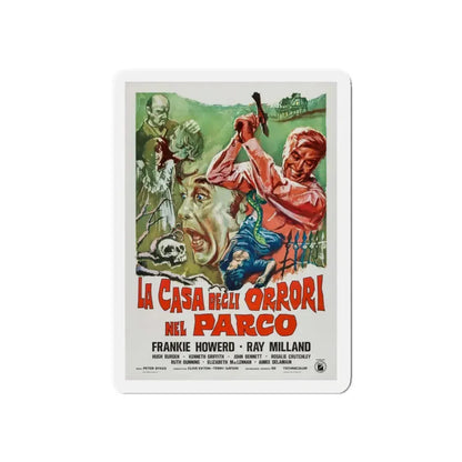 THE HOUSE IN NIGHTMARE PARK (ITALIAN) 1973 Movie Poster - Refrigerator Magnet 3 Inch Die-Cut - The Sticker Space