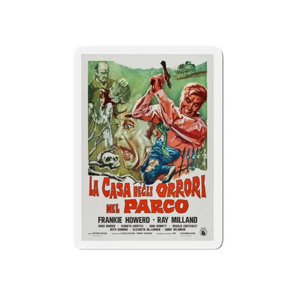 THE HOUSE IN NIGHTMARE PARK (ITALIAN) 1973 Movie Poster - Refrigerator Magnet 4 Inch Die-Cut - The Sticker Space