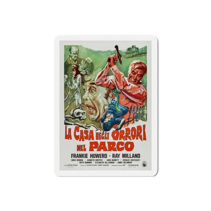 THE HOUSE IN NIGHTMARE PARK (ITALIAN) 1973 Movie Poster - Refrigerator Magnet 6 Inch Die-Cut - The Sticker Space