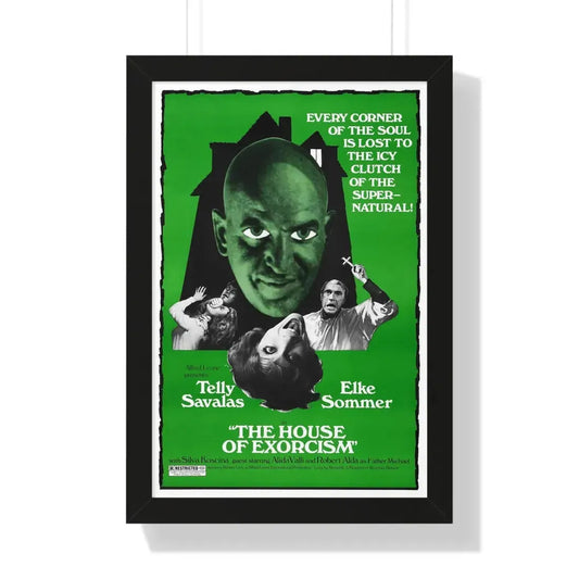 THE HOUSE OF EXORCISM (LISA AND THE DEVIL) 1974 - Framed Movie Poster 16″ x 24″ Black - The Sticker Space