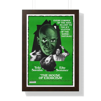 THE HOUSE OF EXORCISM (LISA AND THE DEVIL) 1974 - Framed Movie Poster 16″ x 24″ Walnut - The Sticker Space