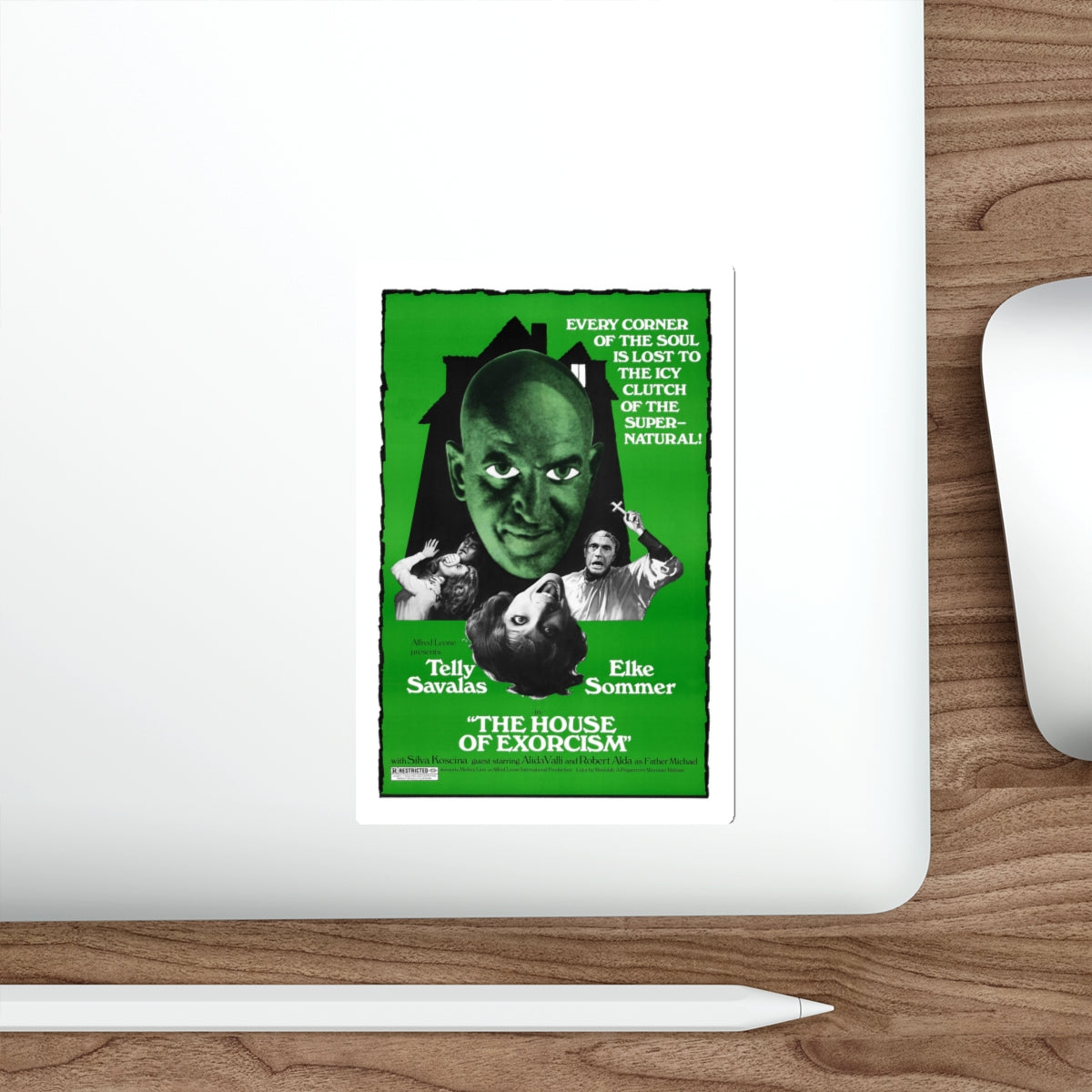THE HOUSE OF EXORCISM (LISA AND THE DEVIL) 1974 Movie Poster STICKER Vinyl Die-Cut Decal-The Sticker Space