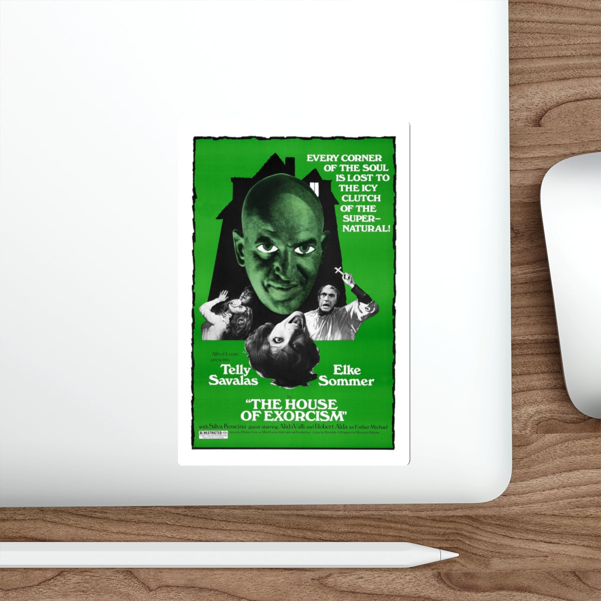 THE HOUSE OF EXORCISM (LISA AND THE DEVIL) 1974 Movie Poster STICKER Vinyl Die-Cut Decal-The Sticker Space