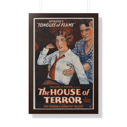 THE HOUSE OF TERROR 1928 - Framed Movie Poster-20" x 30"-The Sticker Space