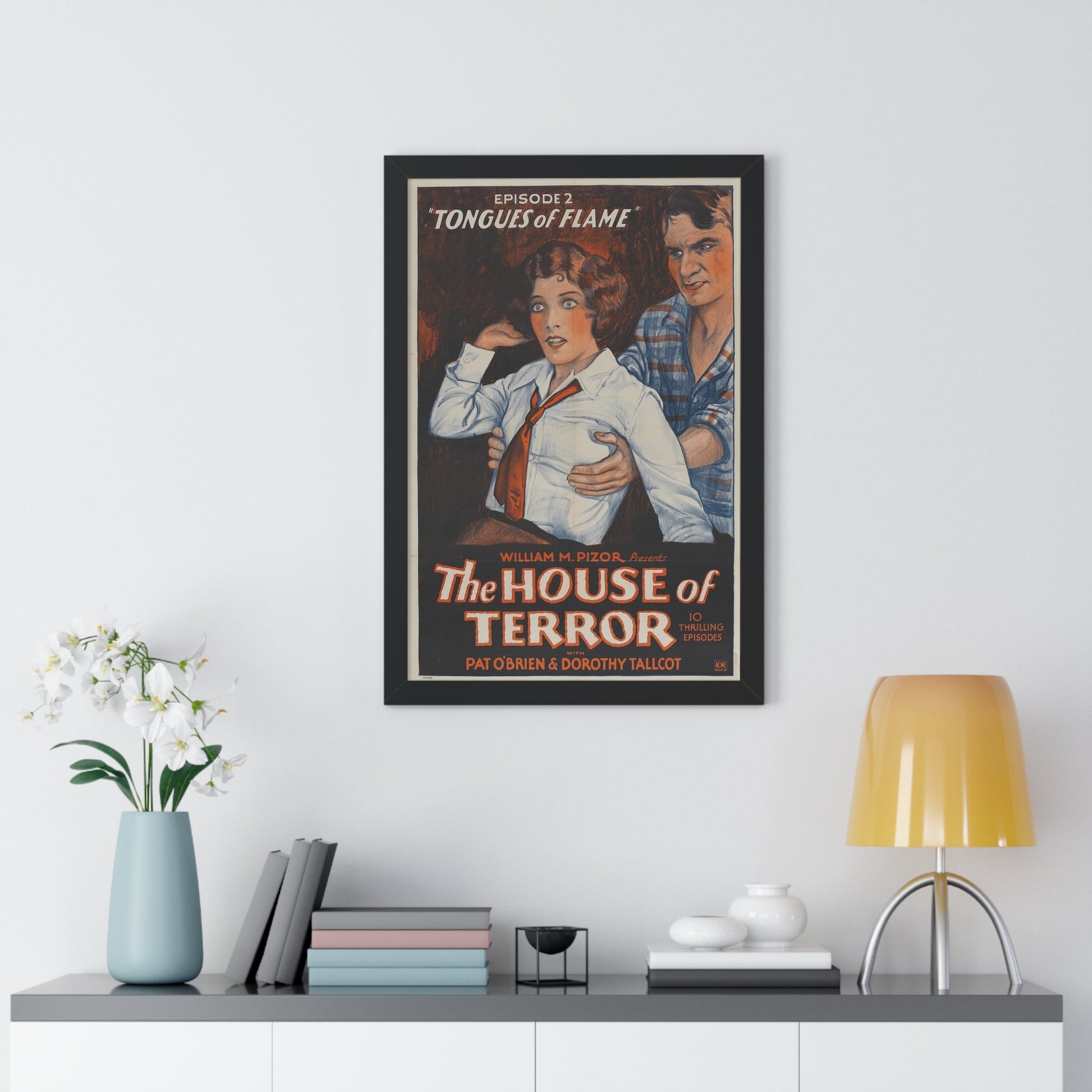 THE HOUSE OF TERROR 1928 - Framed Movie Poster-The Sticker Space