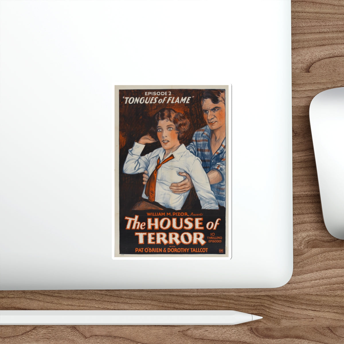 THE HOUSE OF TERROR 1928 Movie Poster STICKER Vinyl Die-Cut Decal-The Sticker Space