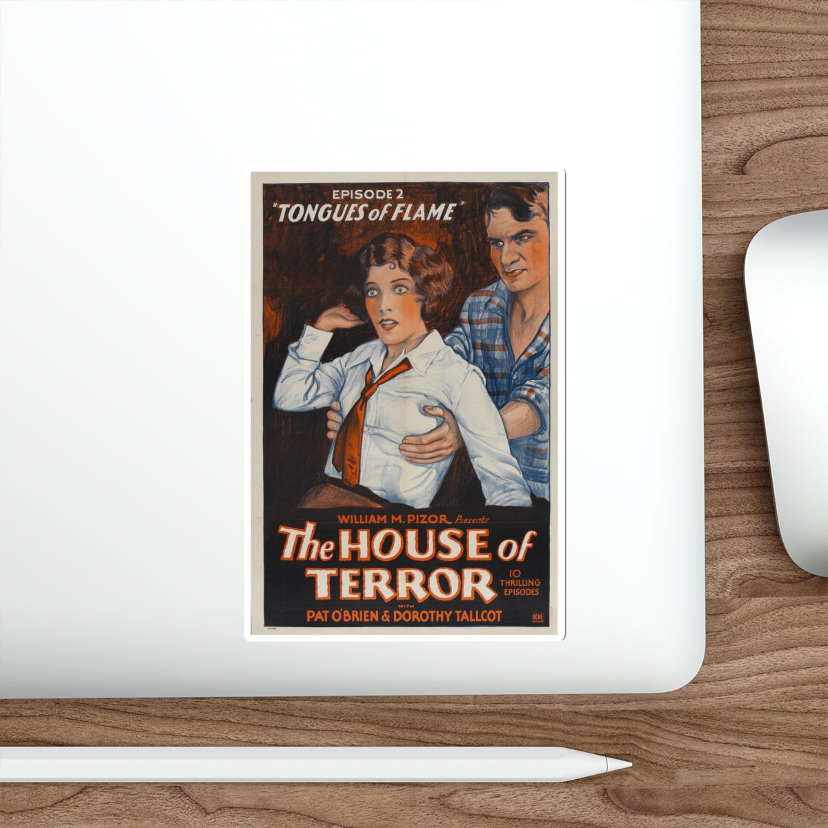 THE HOUSE OF TERROR 1928 Movie Poster STICKER Vinyl Die-Cut Decal-The Sticker Space
