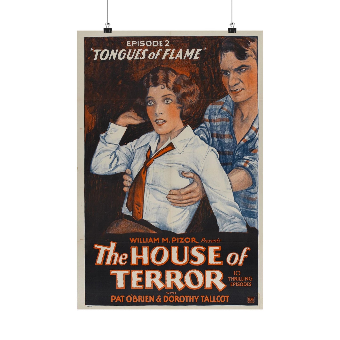 THE HOUSE OF TERROR 1928 - Paper Movie Poster-16″ x 24″-The Sticker Space