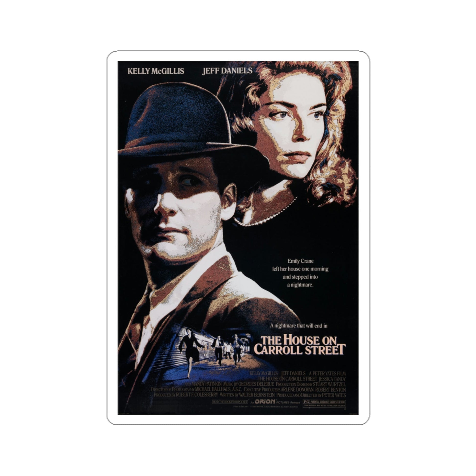 The House on Carroll Street 1988 Movie Poster STICKER Vinyl Die-Cut Decal-3 Inch-The Sticker Space