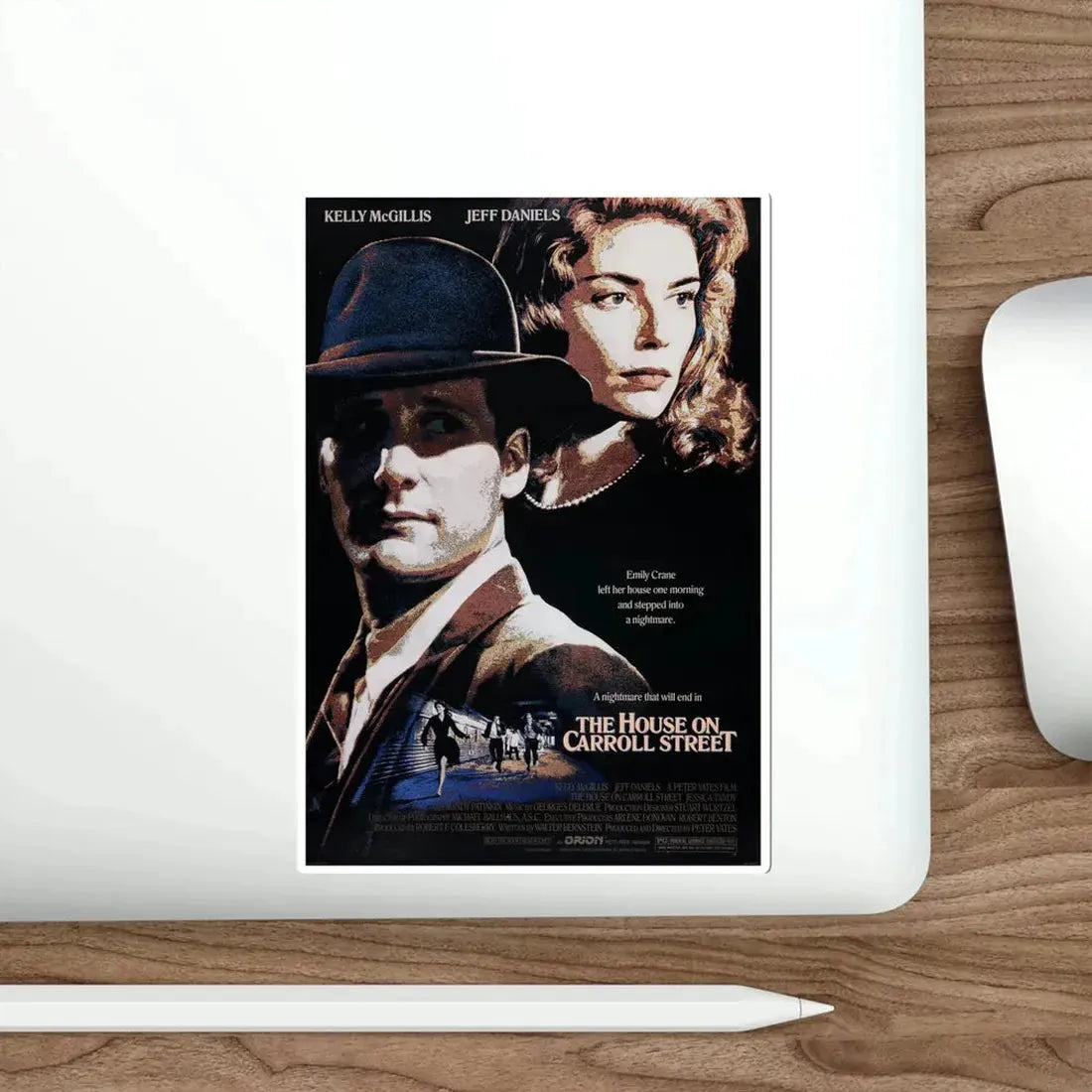 The House on Carroll Street 1988 Movie Poster STICKER Vinyl Die-Cut Decal - The Sticker Space