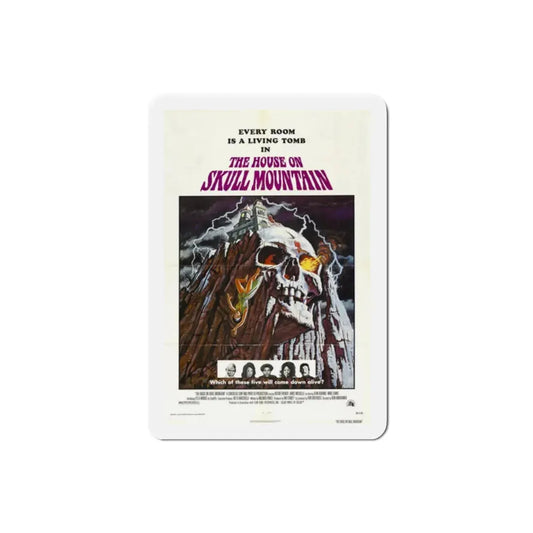 The House on Skull Mountain 1974 Movie Poster Refrigerator Magnet 2 Inch - The Sticker Space