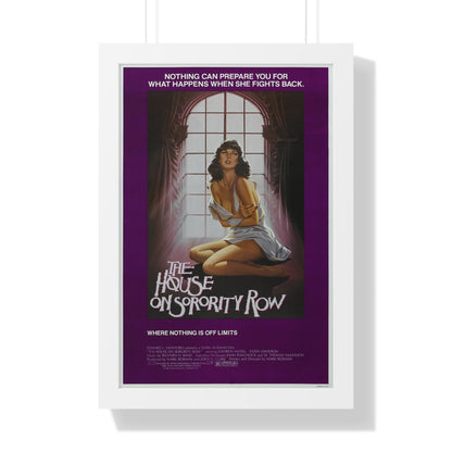 THE HOUSE ON SORORITY ROW 1982 - Framed Movie Poster-16″ x 24″-The Sticker Space