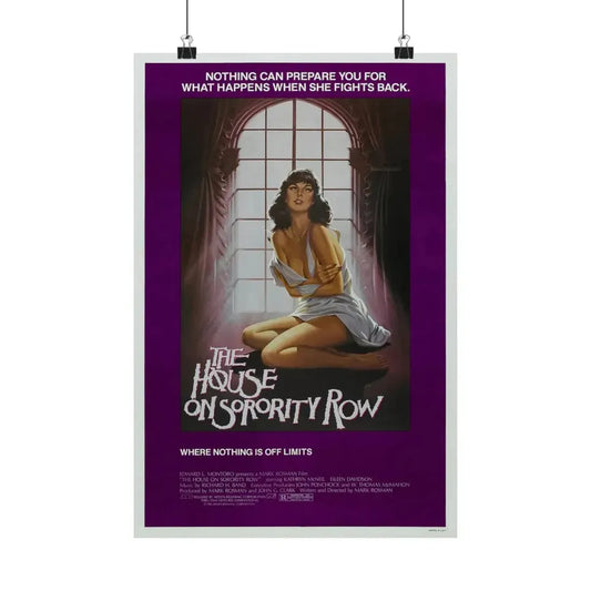 THE HOUSE ON SORORITY ROW 1982 - Paper Movie Poster 12″ x 18″ Matte - The Sticker Space