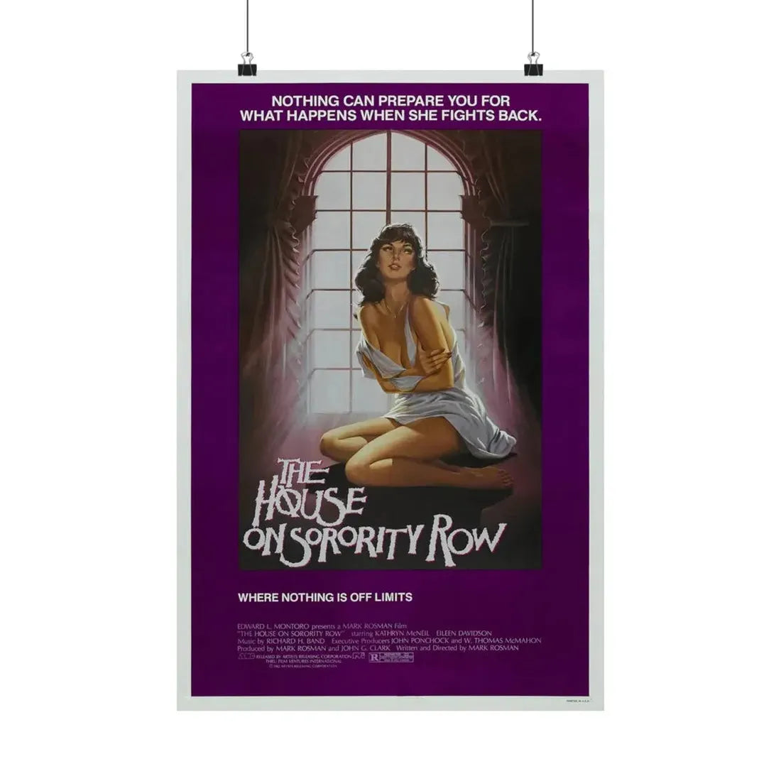 THE HOUSE ON SORORITY ROW 1982 - Paper Movie Poster 16″ x 24″ Matte - The Sticker Space