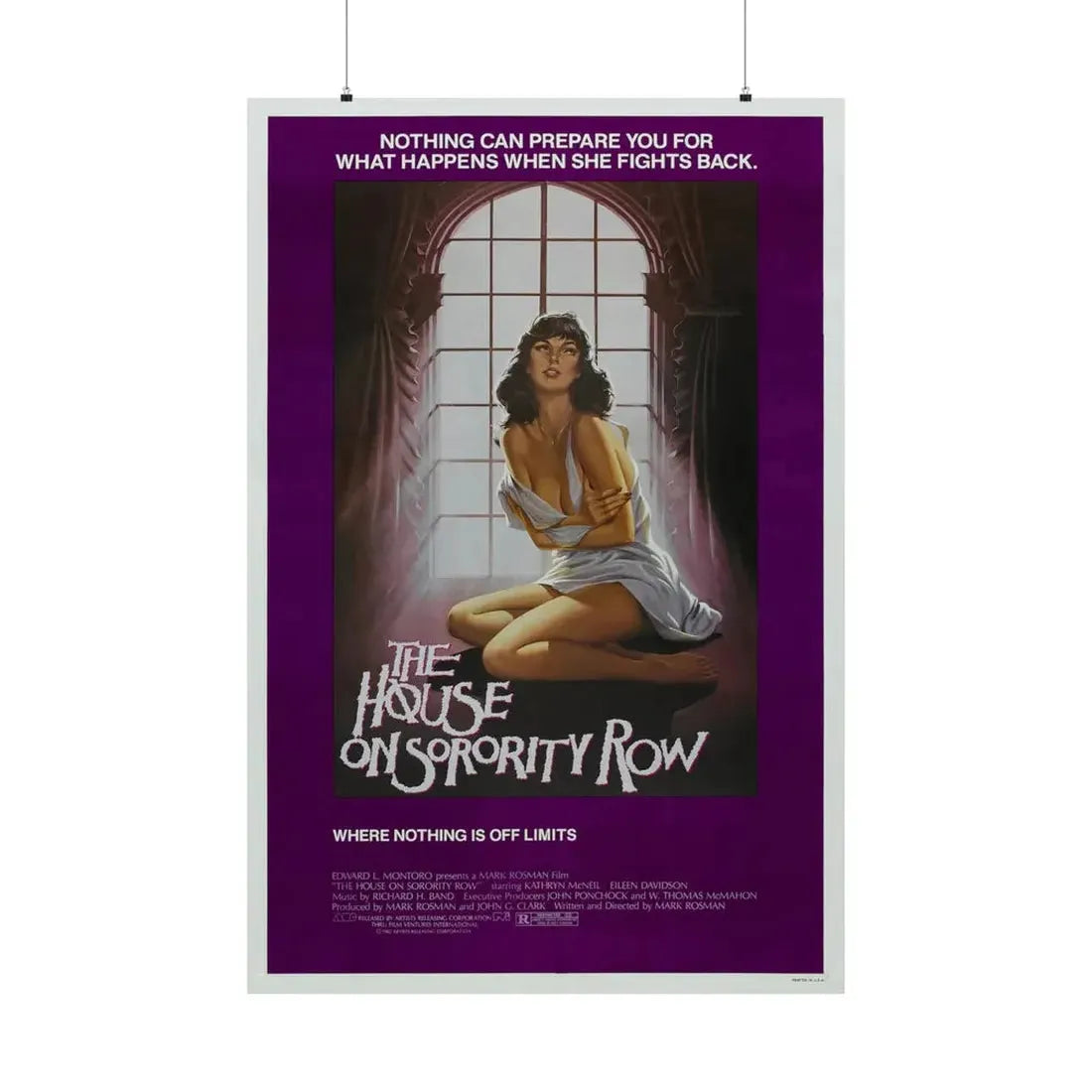 THE HOUSE ON SORORITY ROW 1982 - Paper Movie Poster 36" x 54" Matte - The Sticker Space