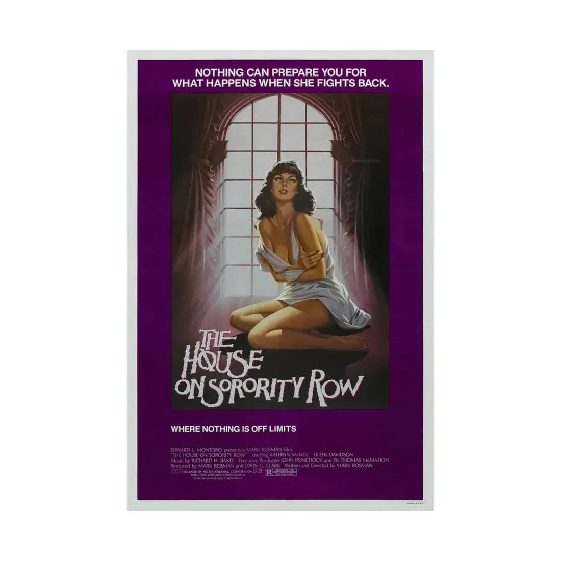 THE HOUSE ON SORORITY ROW 1982 - Paper Movie Poster - The Sticker Space