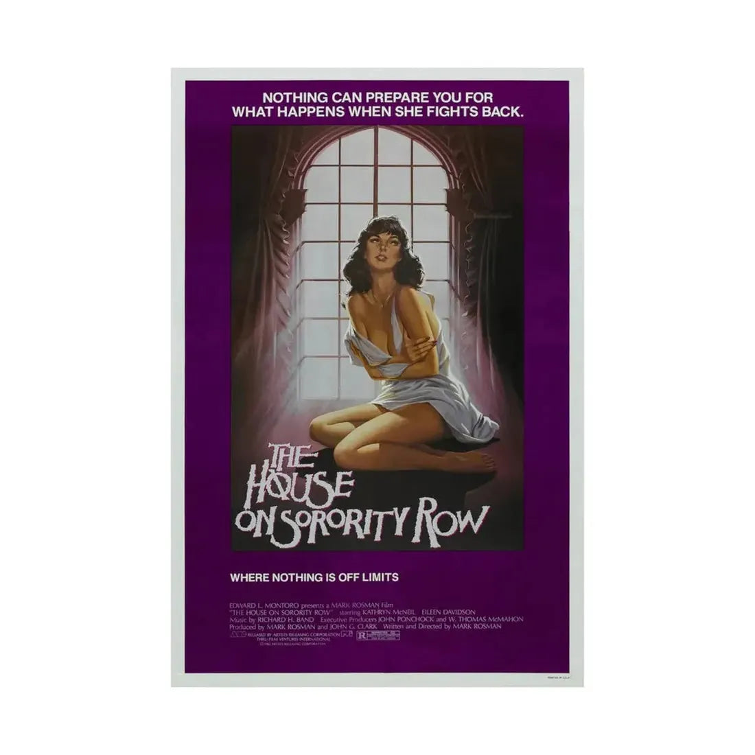 THE HOUSE ON SORORITY ROW 1982 - Paper Movie Poster - The Sticker Space
