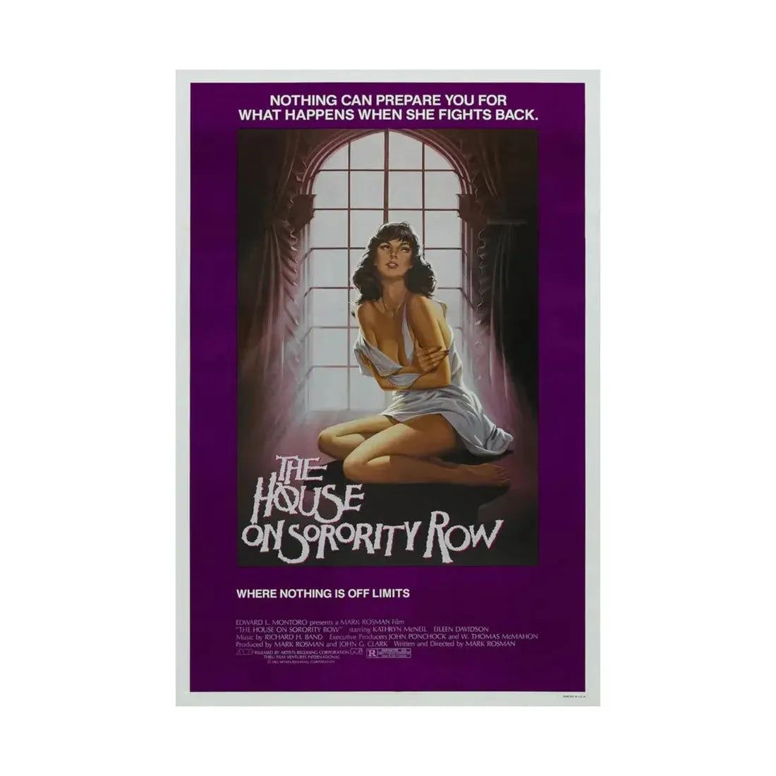 THE HOUSE ON SORORITY ROW 1982 - Paper Movie Poster - The Sticker Space