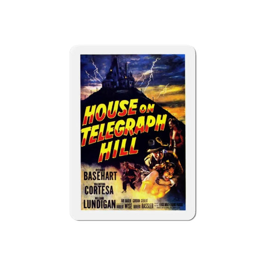 The House on Telegraph Hill 1951 Movie Poster Refrigerator Magnet 2 Inch - The Sticker Space
