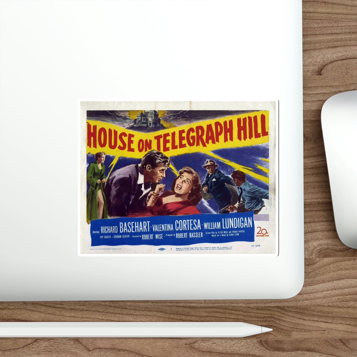 The House on Telegraph Hill 1951 v2 Movie Poster STICKER Vinyl Die-Cut Decal-The Sticker Space