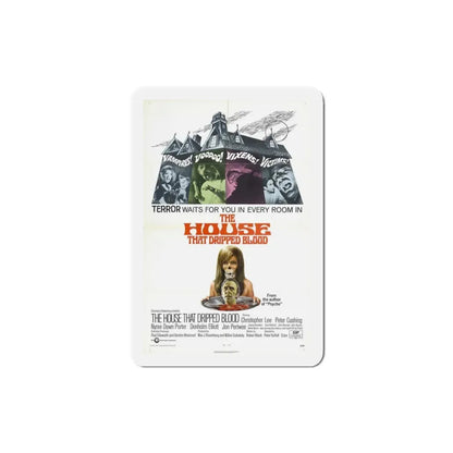 The House That Dripped Blood 1971 Movie Poster Refrigerator Magnet 3 Inch - The Sticker Space