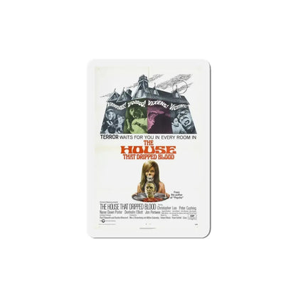 The House That Dripped Blood 1971 Movie Poster Refrigerator Magnet 4 Inch - The Sticker Space
