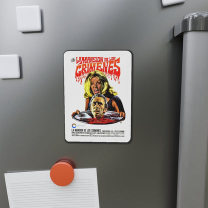 THE HOUSE THAT DRIPPED BLOOD (SPANISH) 1971 Movie Poster - Refrigerator Magnet-The Sticker Space